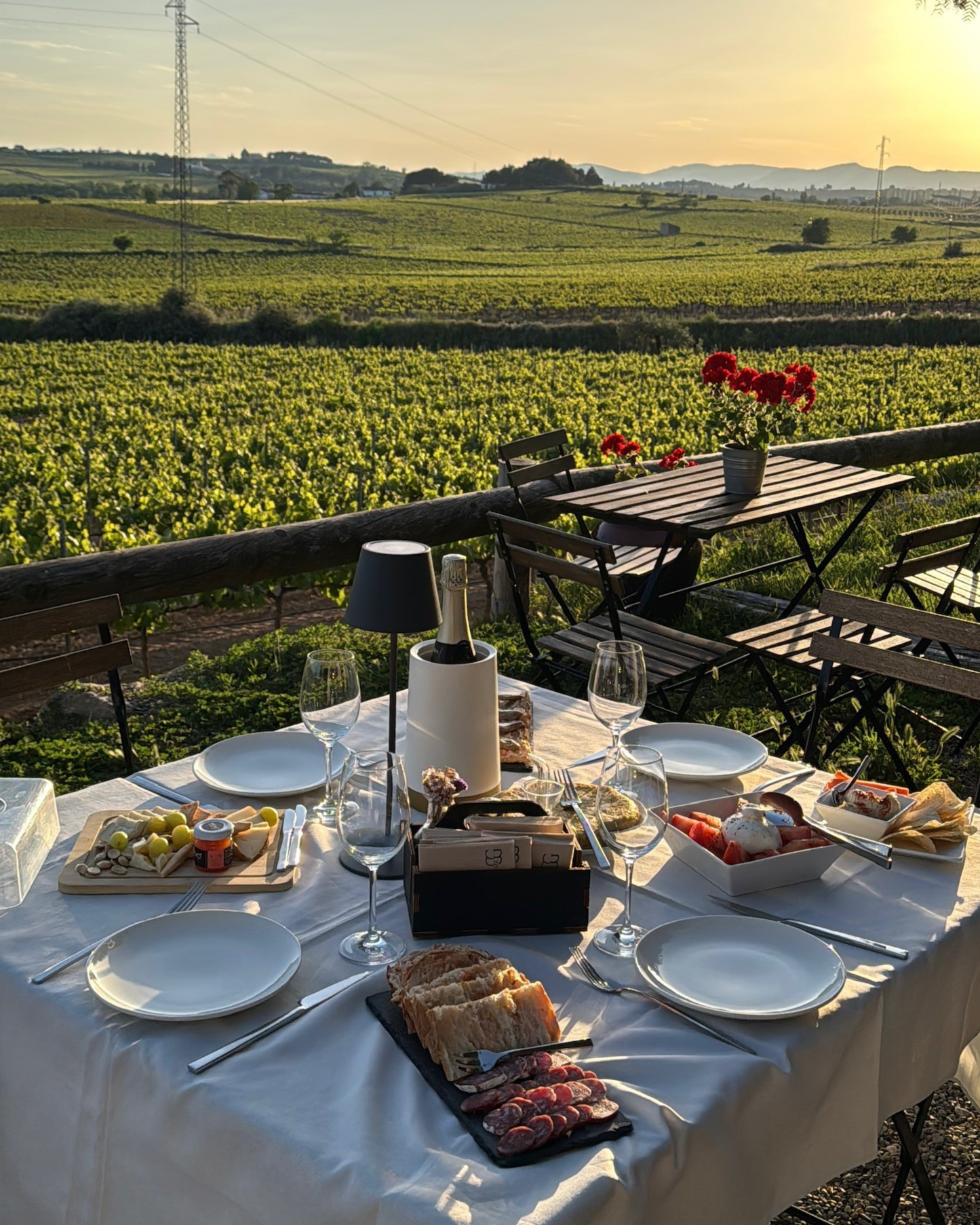 Group Experience: Sunset Dinner with Wine Tasting + Transport
