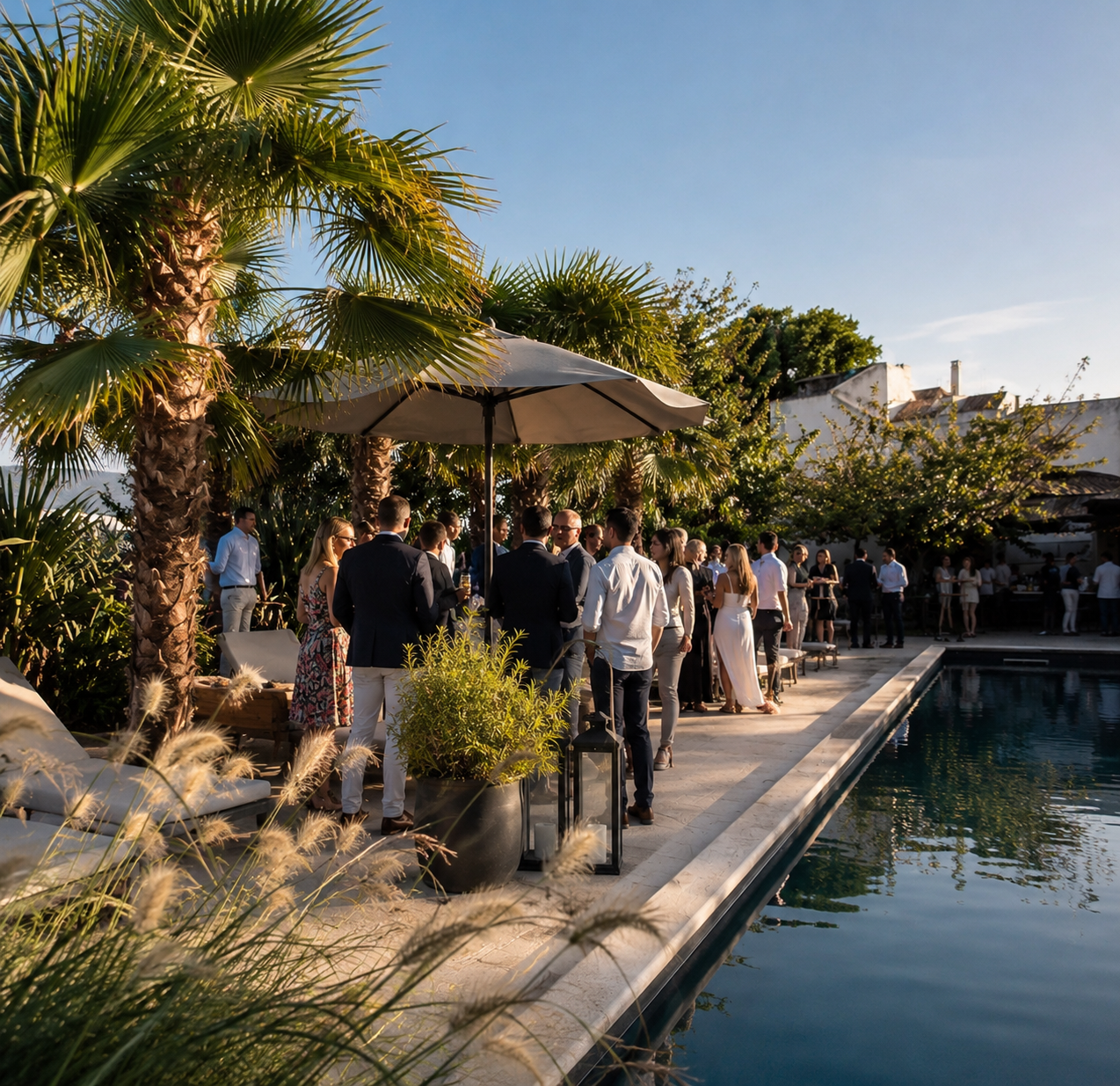 Corporate Event at a Spanish Masia with Pool